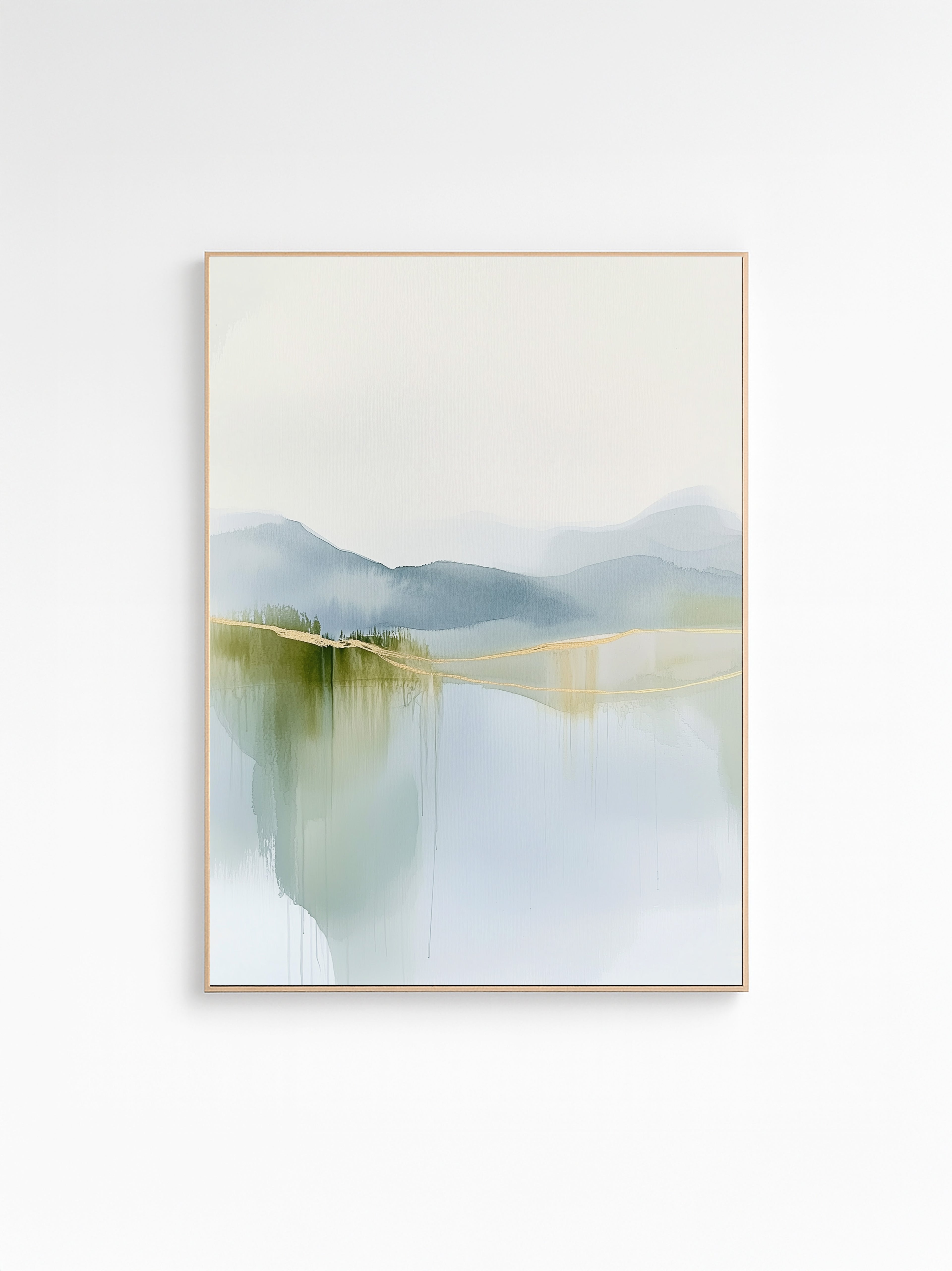 Misty Horizon – Framed Canvas - And A Little More