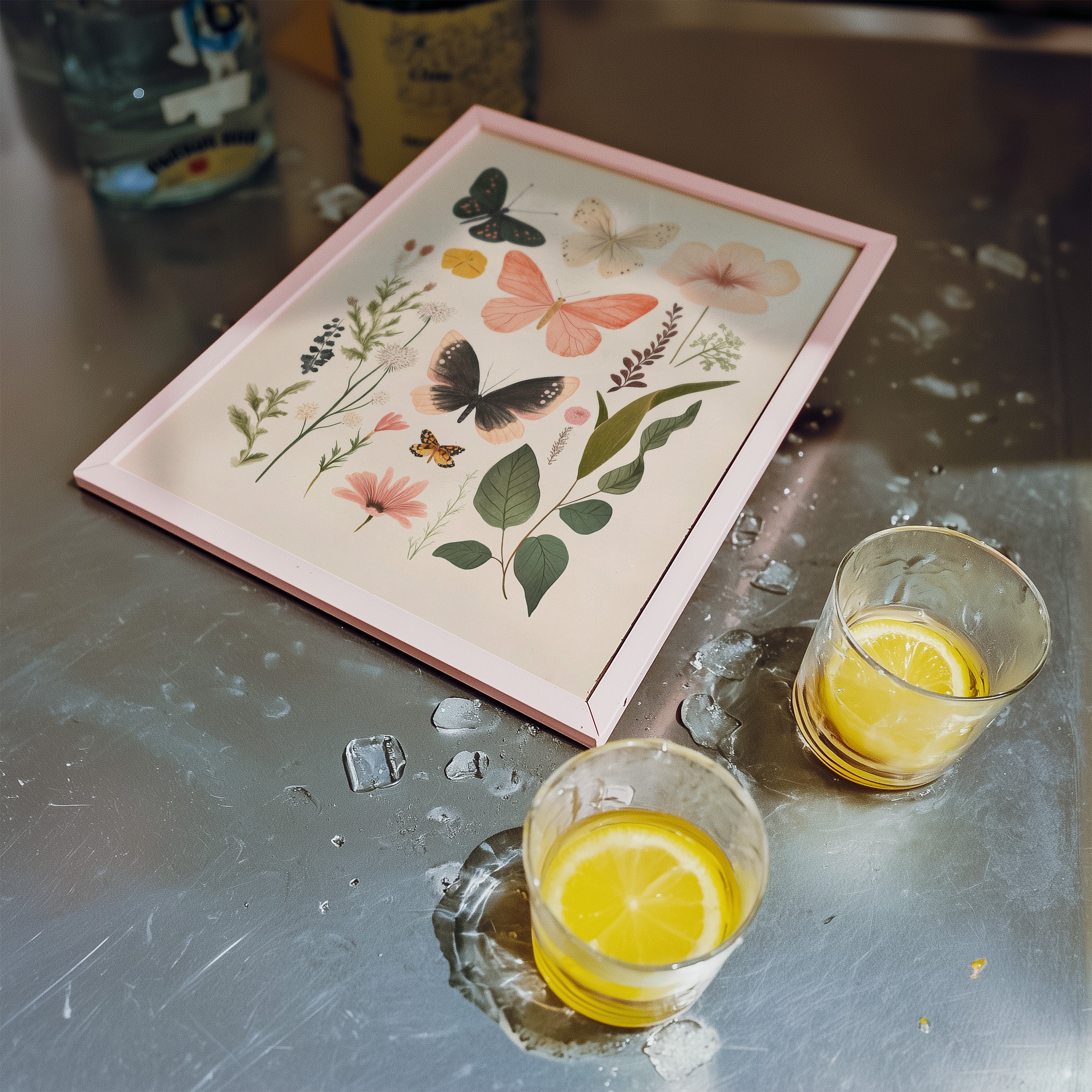 Butterflies & Blooms – Whimsical Nature Print - And A Little More