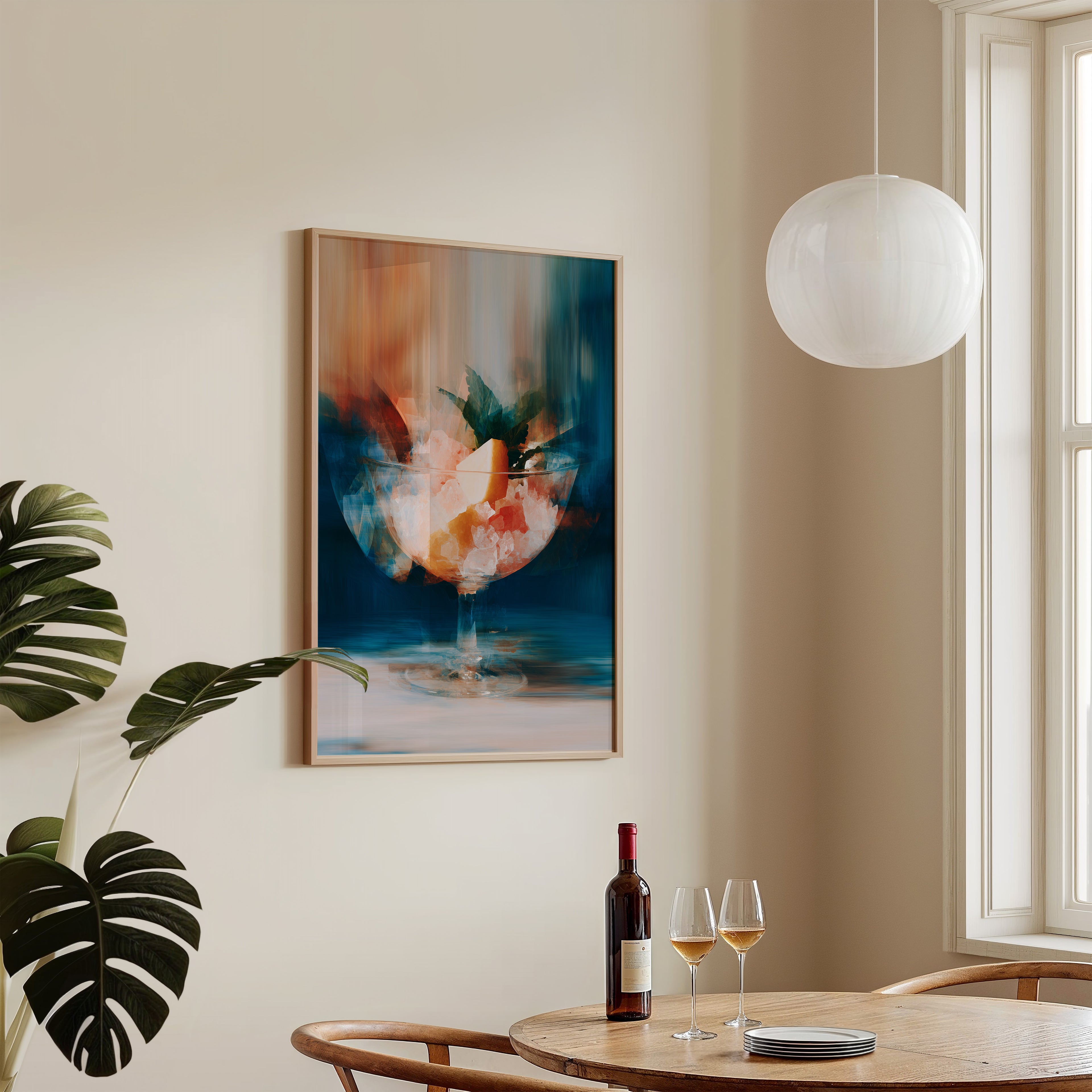 Citrus Mirage Abstract Dessert Still Life – Art Print - And A Little More