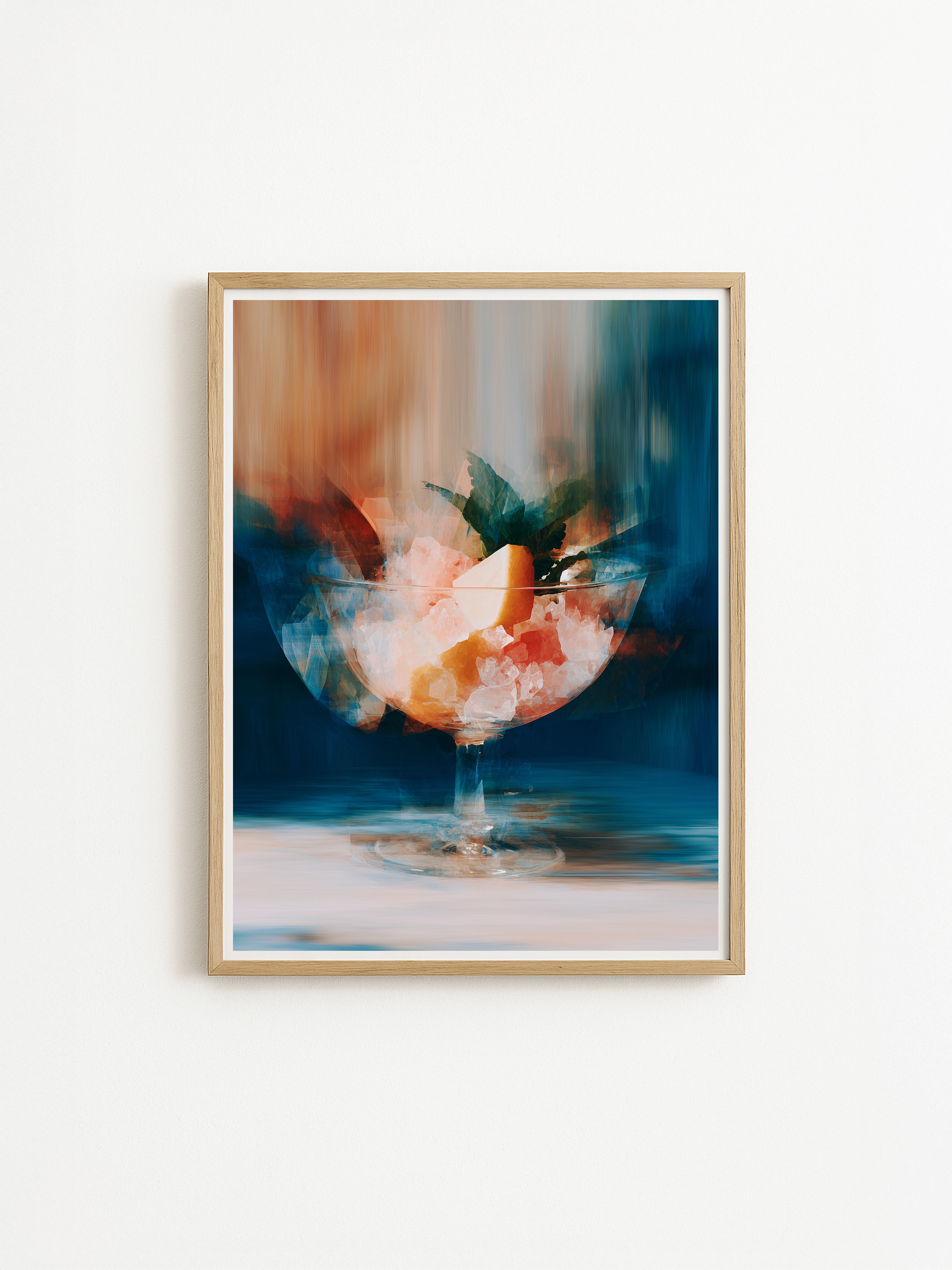 Citrus Mirage Abstract Dessert Still Life – Art Print - And A Little More