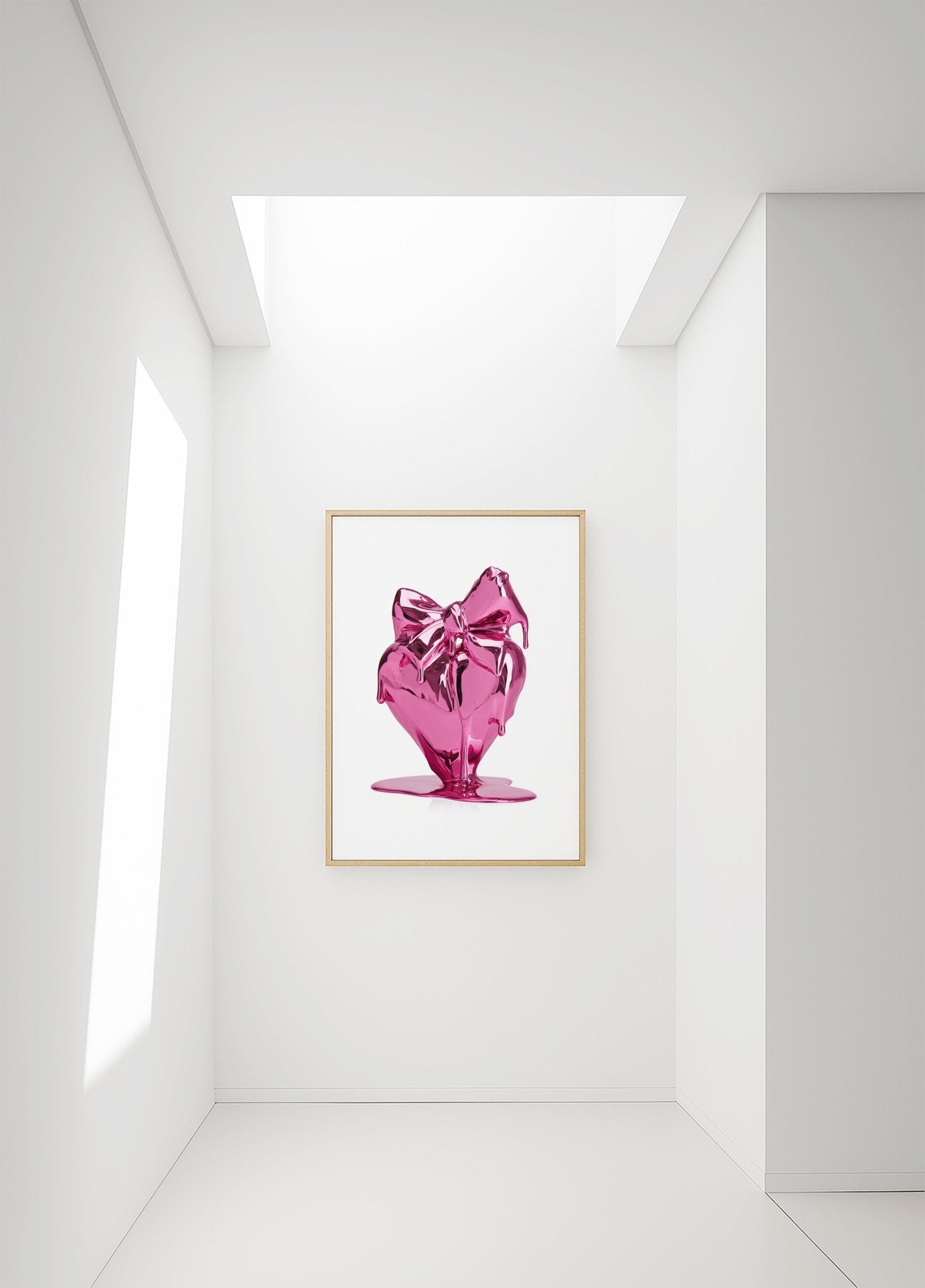 Glossy Gift Heart - Pop Art Print canvas wall art – And A Little More