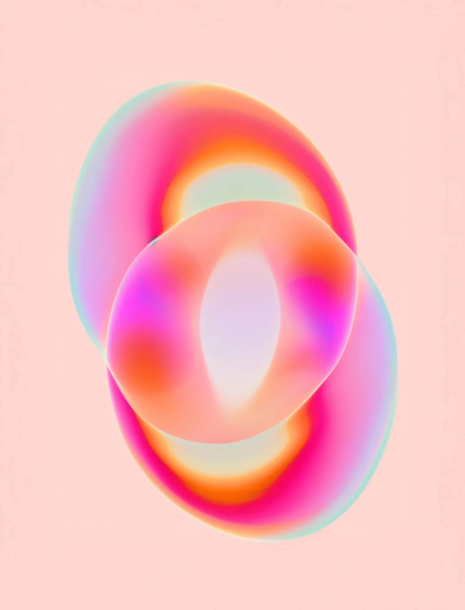 Orriva Pink Orange Violet Orb Art canvas wall art – And A Little More