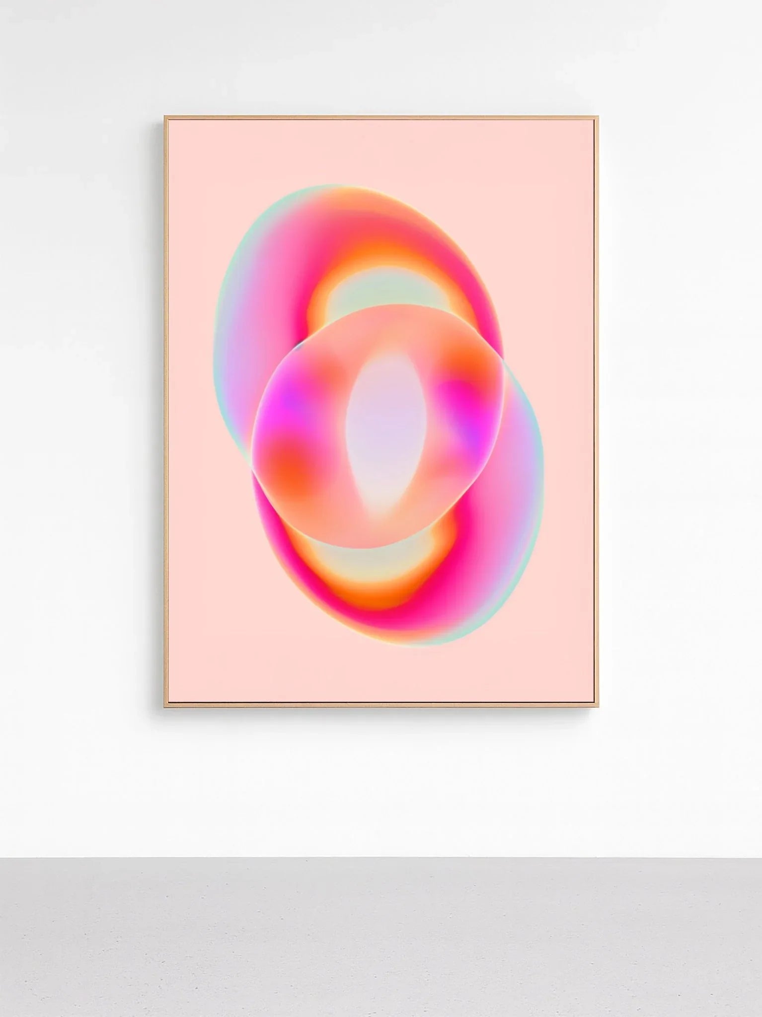Orriva Pink Orange Violet Orb Art canvas wall art – And A Little More