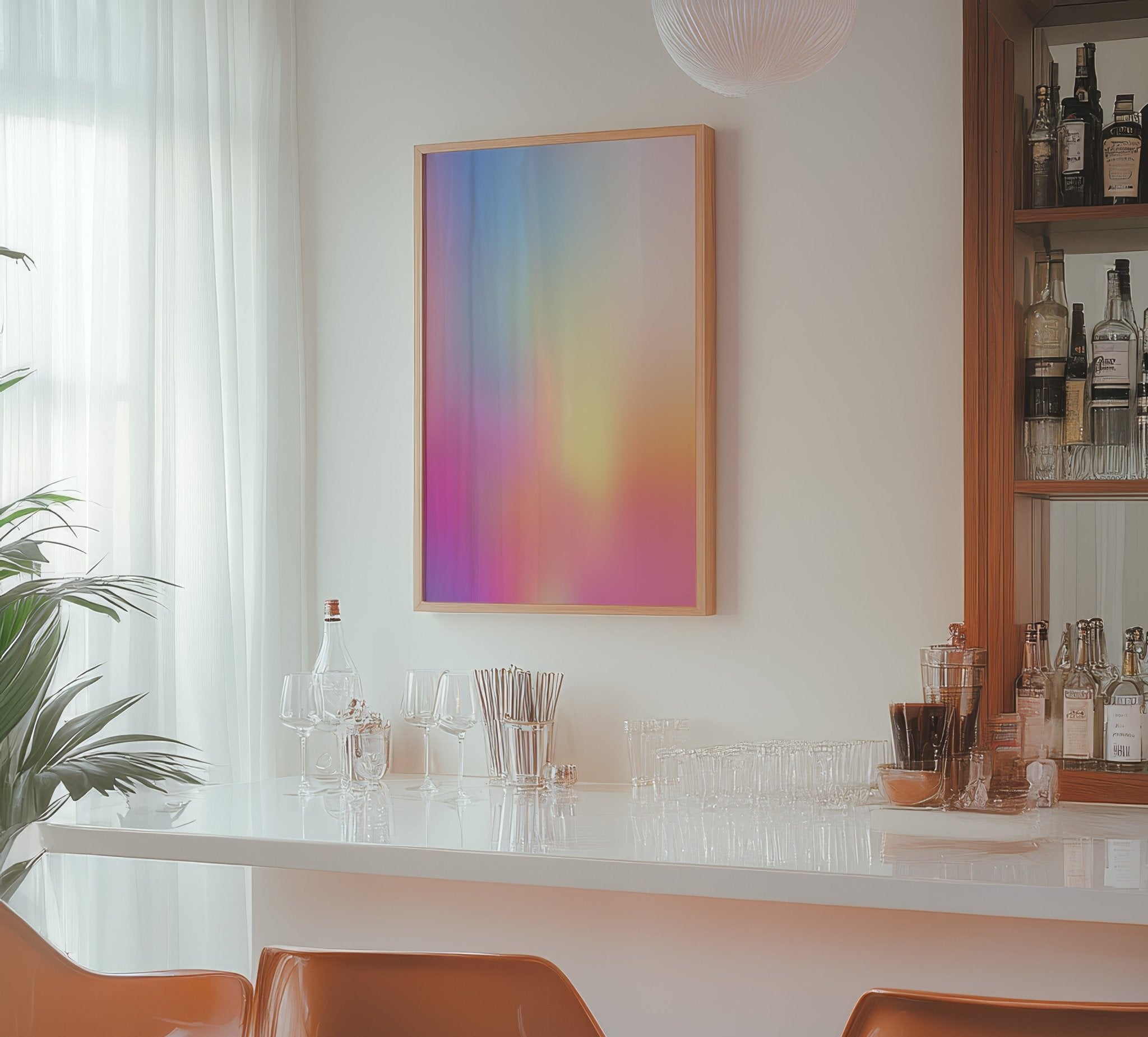 Pastel Aurora - Art Print canvas wall art – And A Little More