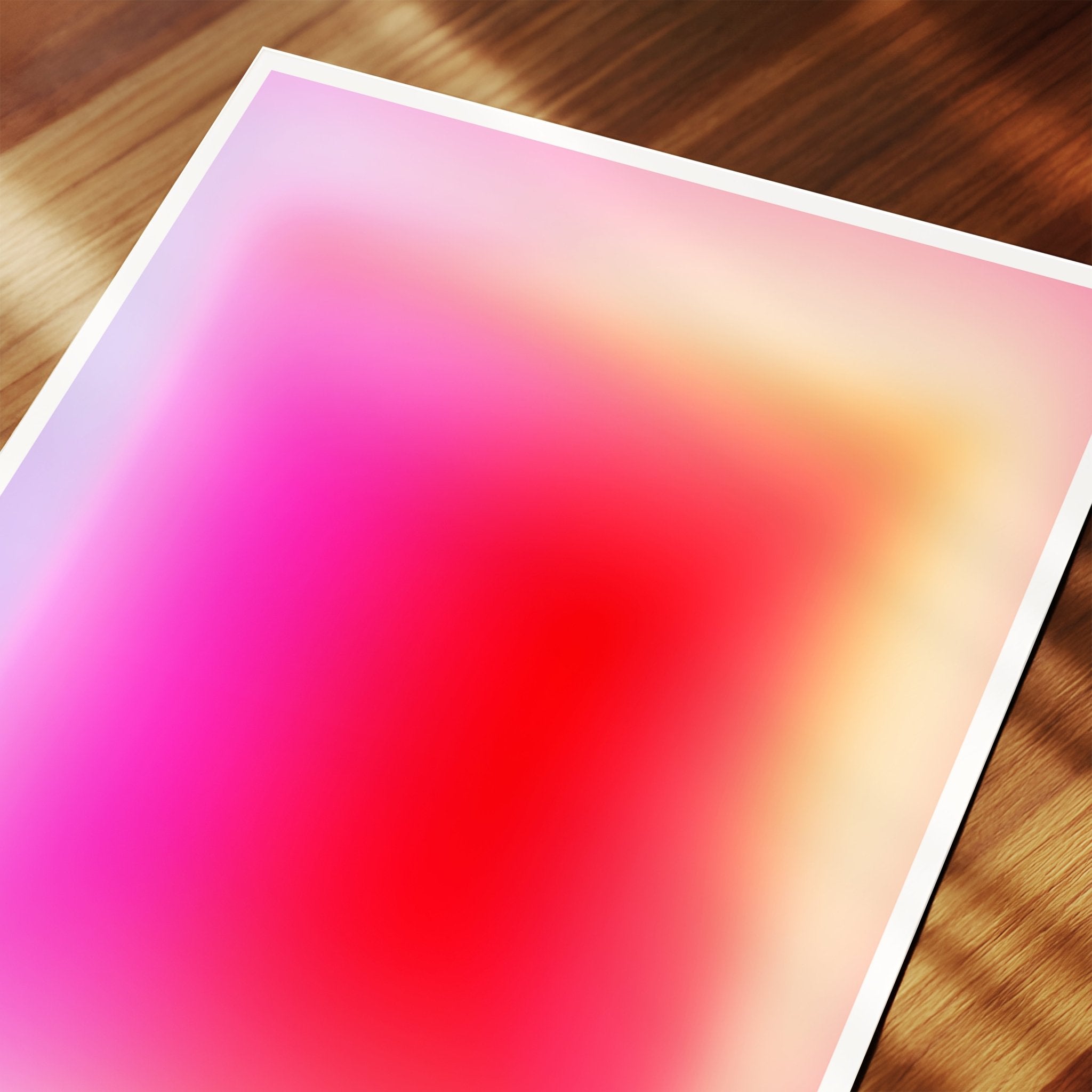 Red Pink Gradient Art canvas wall art – And A Little More