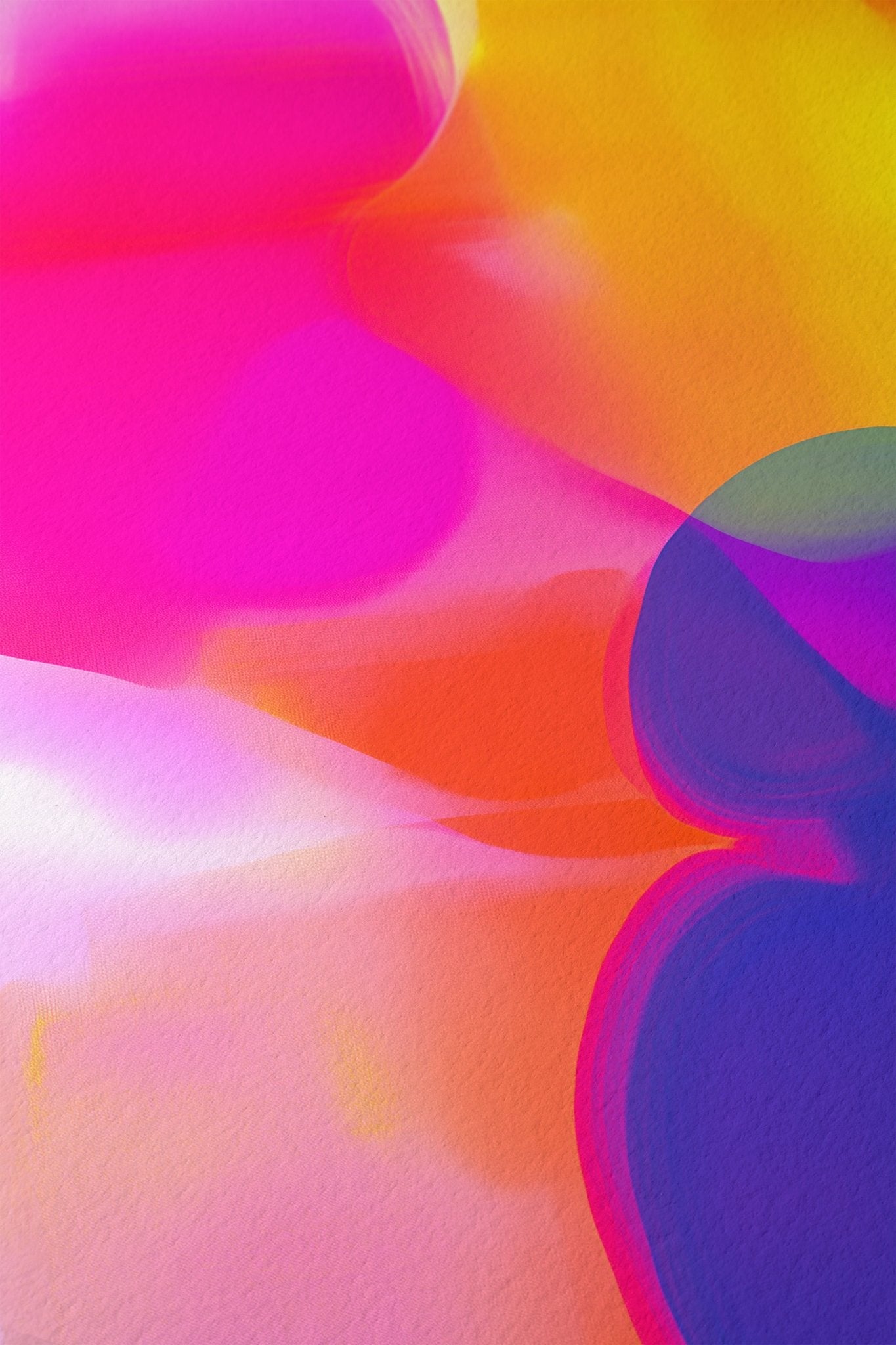 Vivid Haze Abstract - Framed Canvas canvas wall art – And A Little More