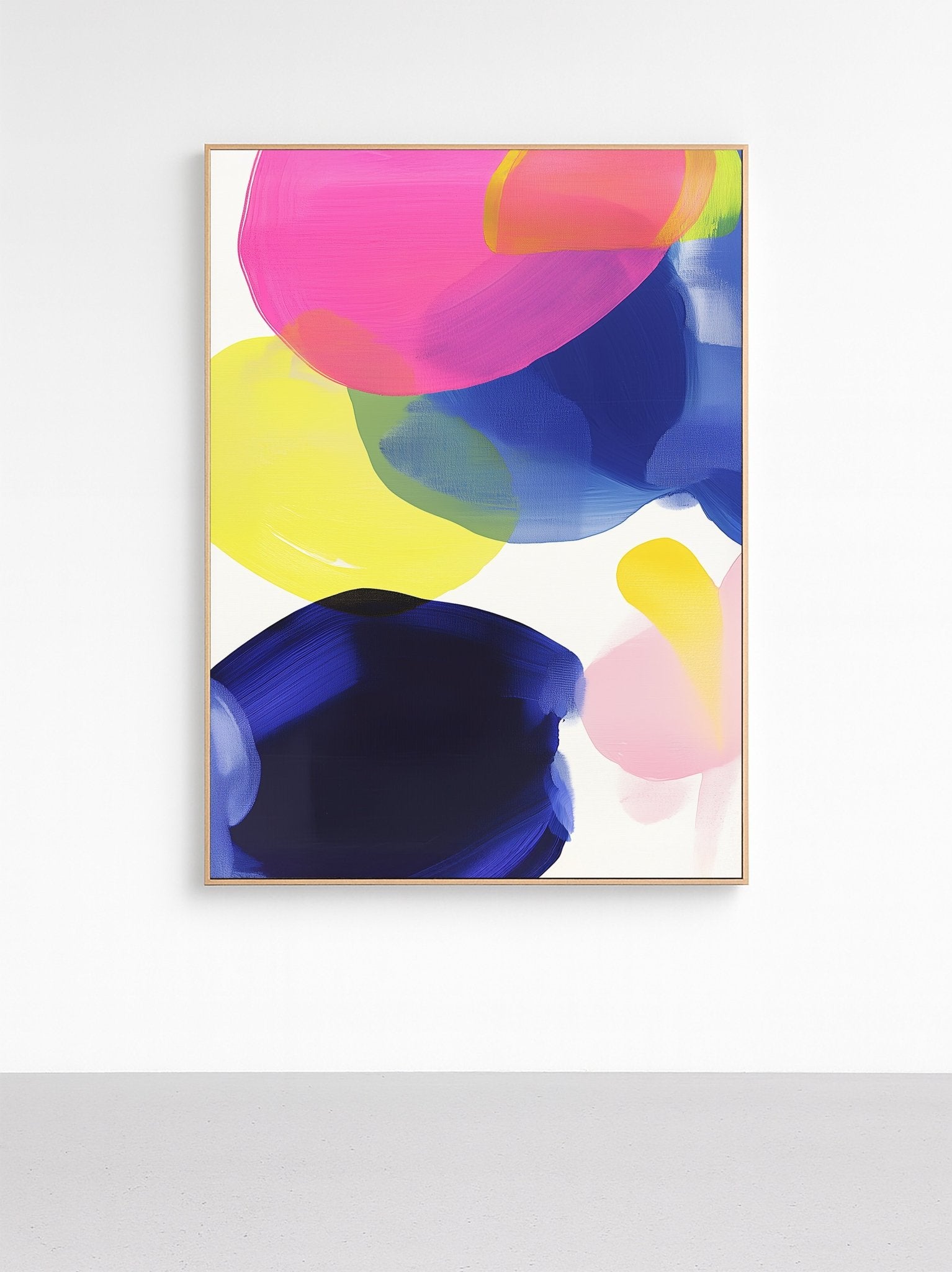 Vivid Motion Abstract - Framed Canvas canvas wall art – And A Little More