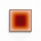 Orange Gradient Abstract Wall Art