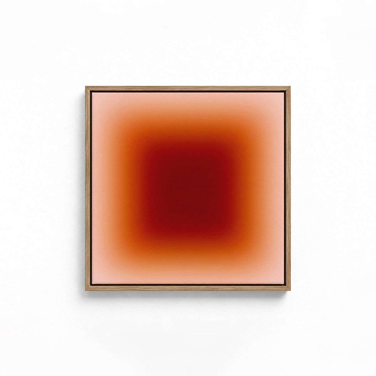 Orange Gradient Abstract Wall Art
