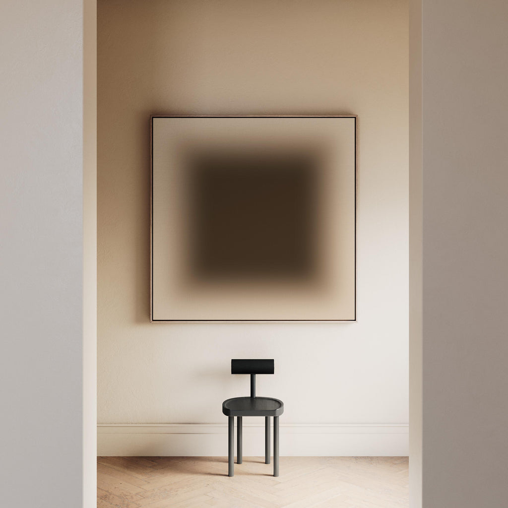 Neutral Taupe Gradient Wall Art