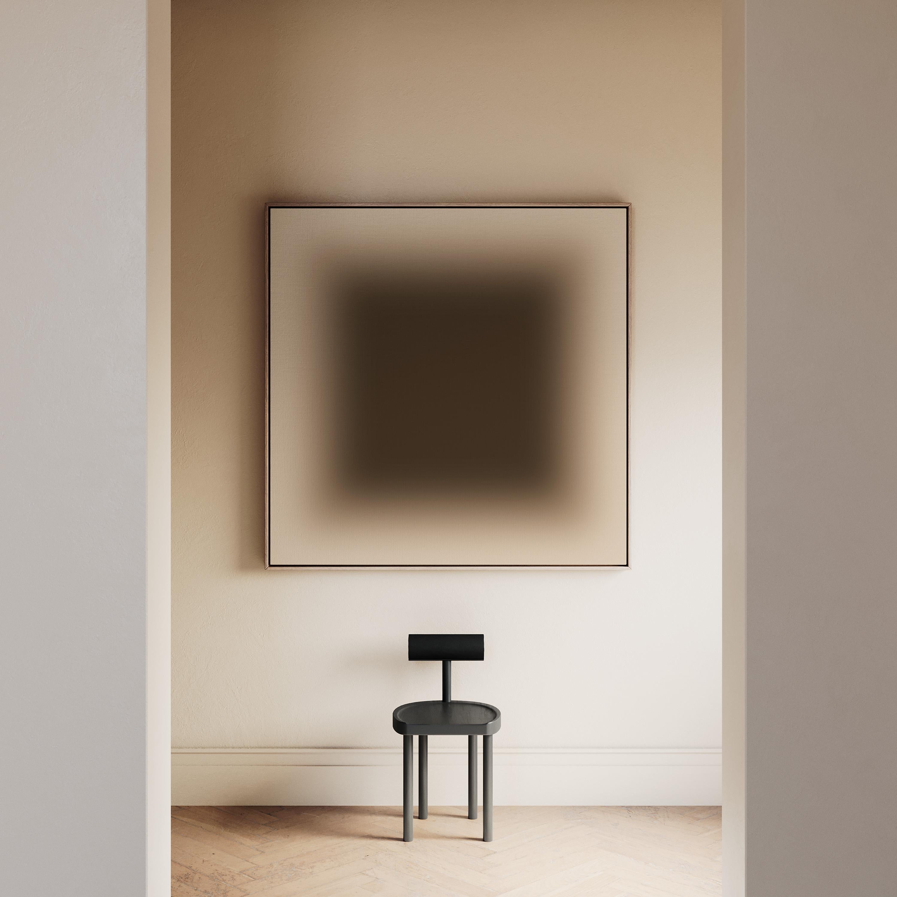Neutral Taupe Gradient Wall Art