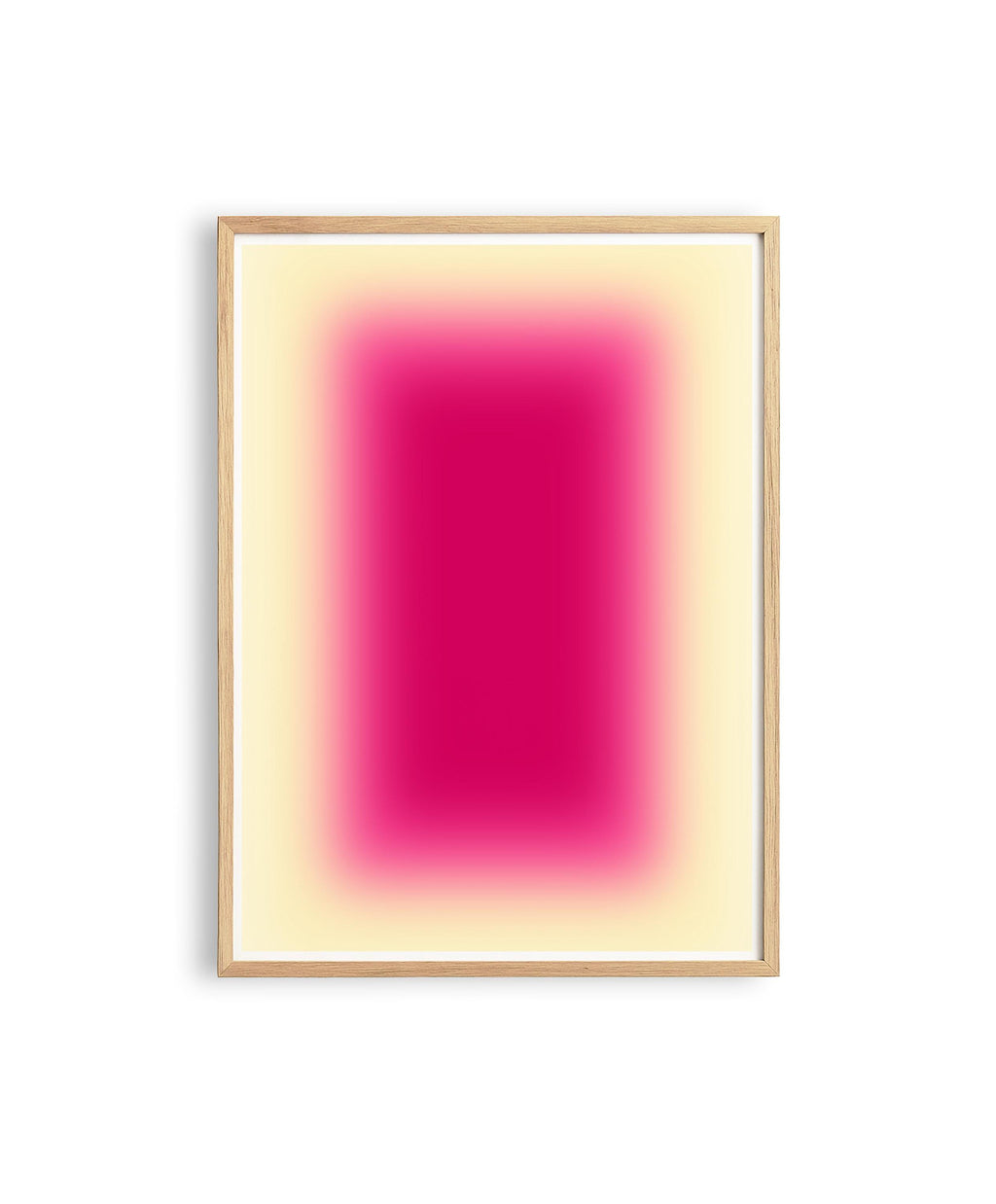 Pink Gradient Abstract Art Print, Warm Minimal Ombre Poster (Digital Download)