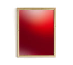 Red Wall Art Printable, Minimalist Abstract Poster, Bold Color Field Print