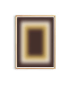 Brown Wall Art Print, Chocolate Cream Gradient, Minimal Abstract Decor