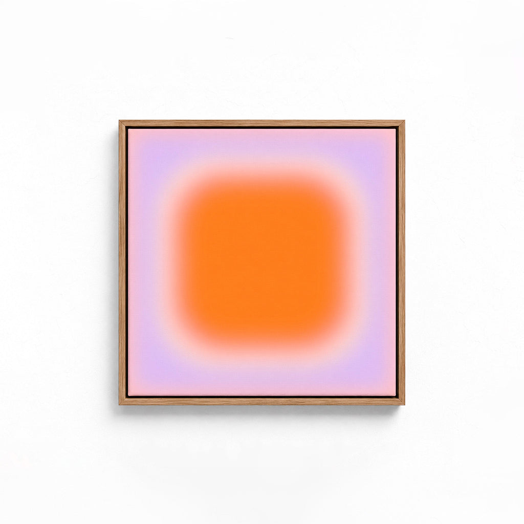 Orange Pink Sunset Gradient Print