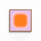 Orange Pink Sunset Gradient Print