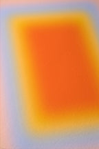 Sunset Wall Art Print, Orange Yellow Gradient, Soft Abstract Room Decor