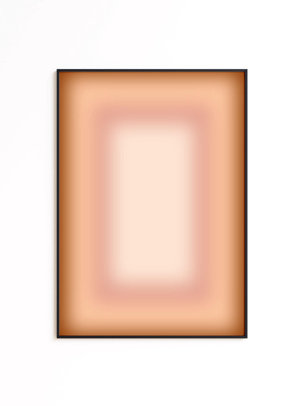 Beige Gradient Abstract Wall Art, Minimalist Ombre Wall Art
