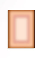 Beige Gradient Abstract Wall Art, Minimalist Ombre Wall Art