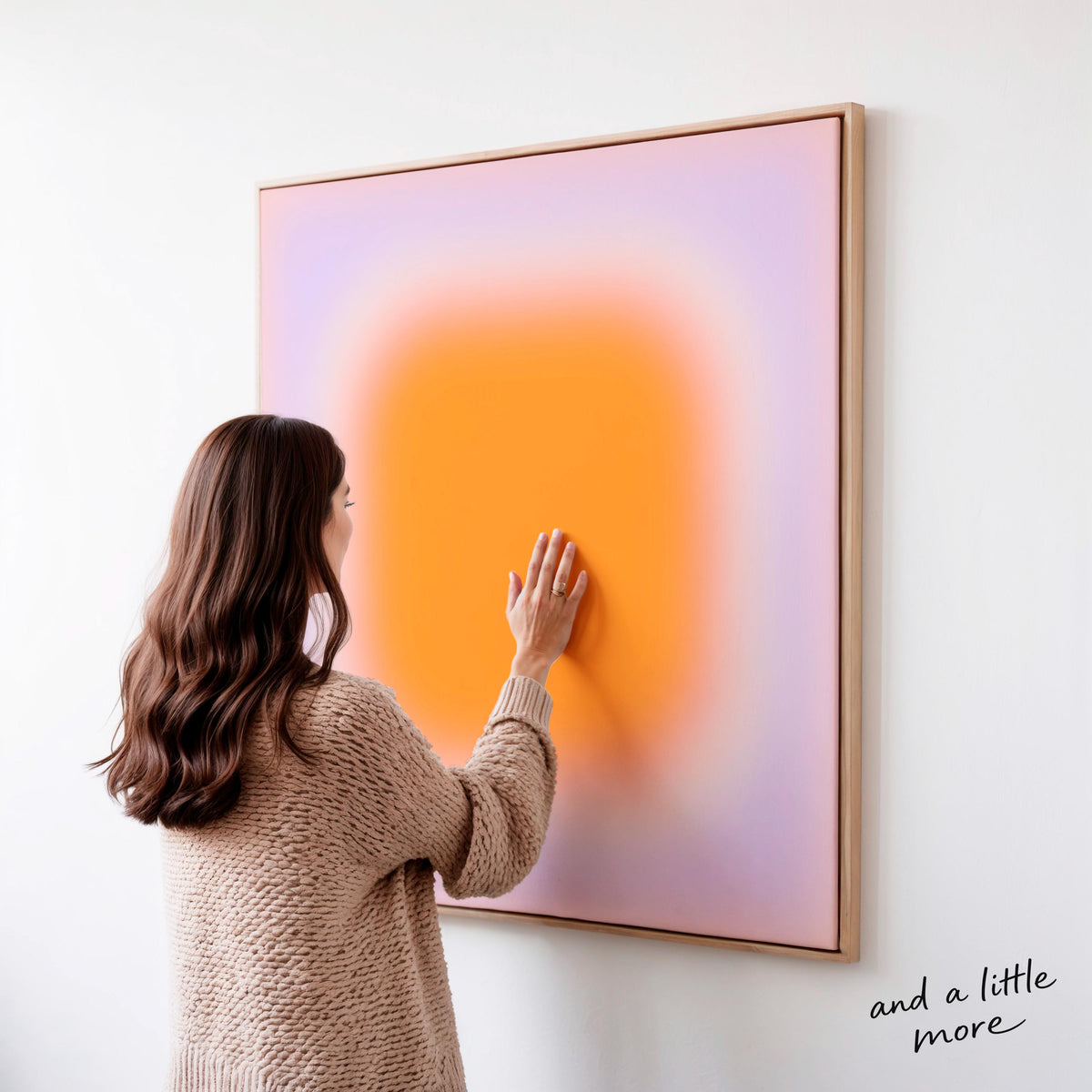 Orange Pink Sunset Gradient Print