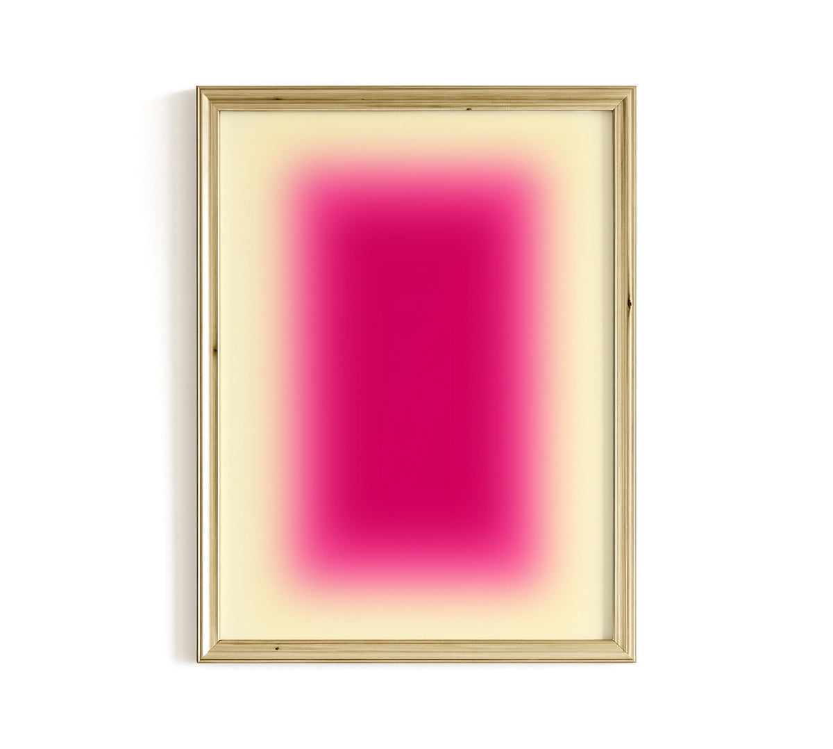 Pink Gradient Abstract Art Print, Warm Minimal Ombre Poster (Digital Download)
