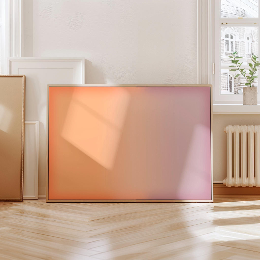 Peach Mauve Horizon