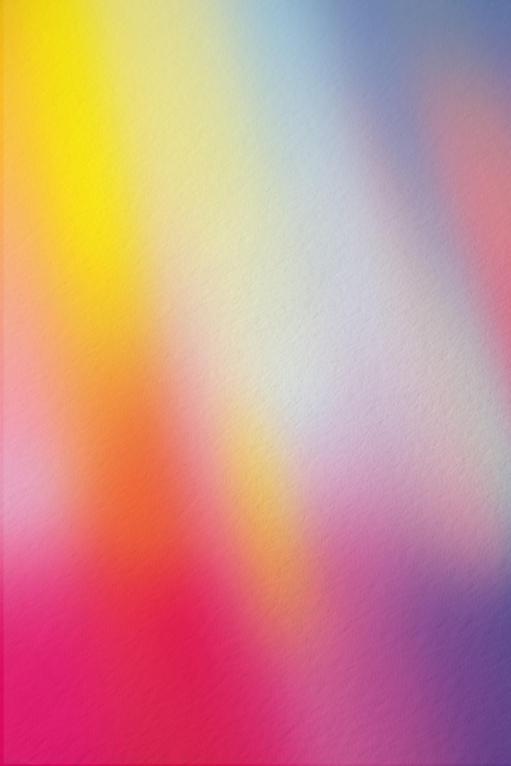 Rainbow Aura Art Print, Colorful Blur Poster, Dreamy Modern Wall Decor