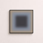 Neutral Gray Wall Art, Stone Moss Gradient Print, Minimalist Framed Wall Art, Canvas Print, Earthy Art
