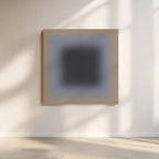 Neutral Gray Wall Art, Stone Moss Gradient Print, Minimalist Framed Wall Art, Canvas Print, Earthy Art