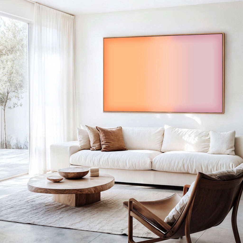 Peach Mauve Horizon