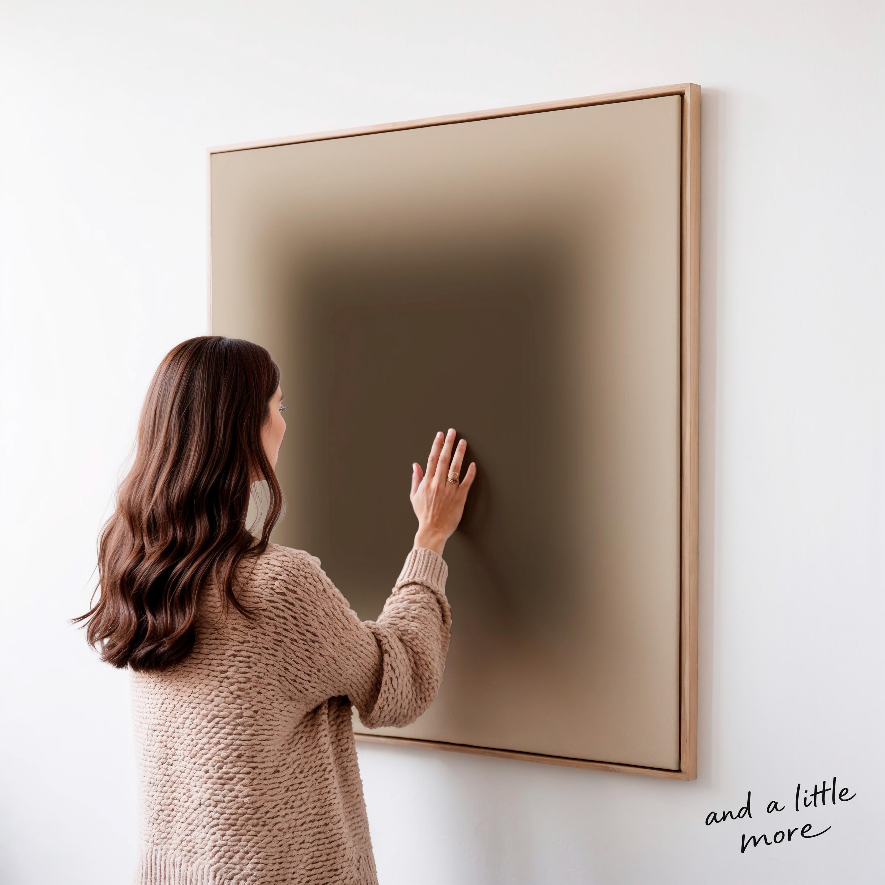 Neutral Taupe Gradient Wall Art