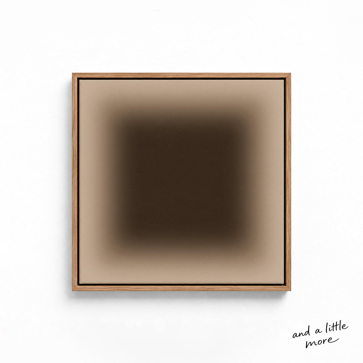 Neutral Taupe Gradient Wall Art
