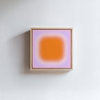 Orange Pink Sunset Gradient Print