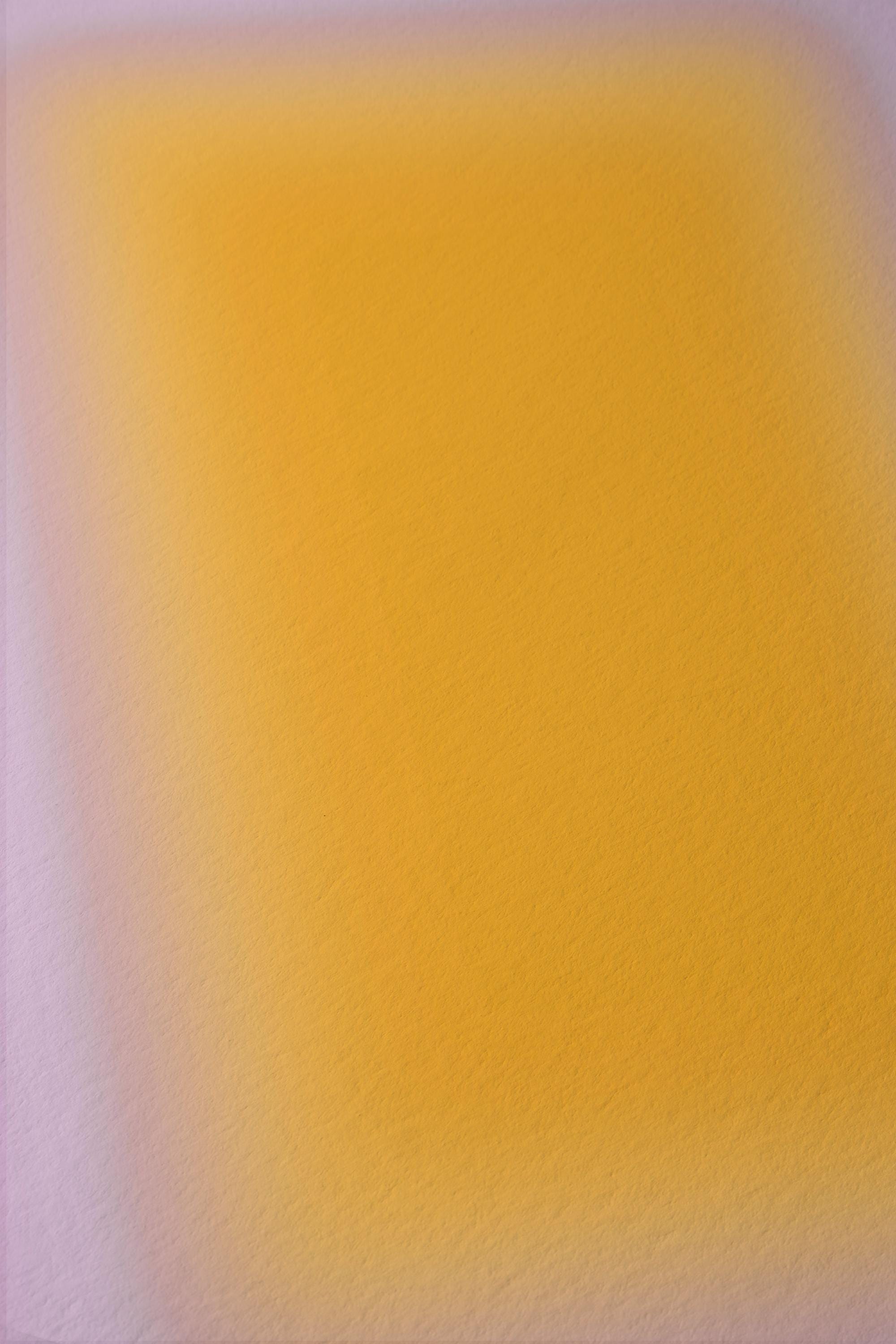 Yellow Gradient Wall Art Print, Minimalist Ombre Poster, Warm Abstract Printable