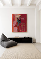 Cowgirl Wall Art, Western Art Print, Pink Rodeo Poster, Cowboy Boots Decor, Digital Download