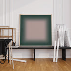 Earth Tone Wall Art Print, Sage Green Gradient Abstract, Minimal Modern Decor