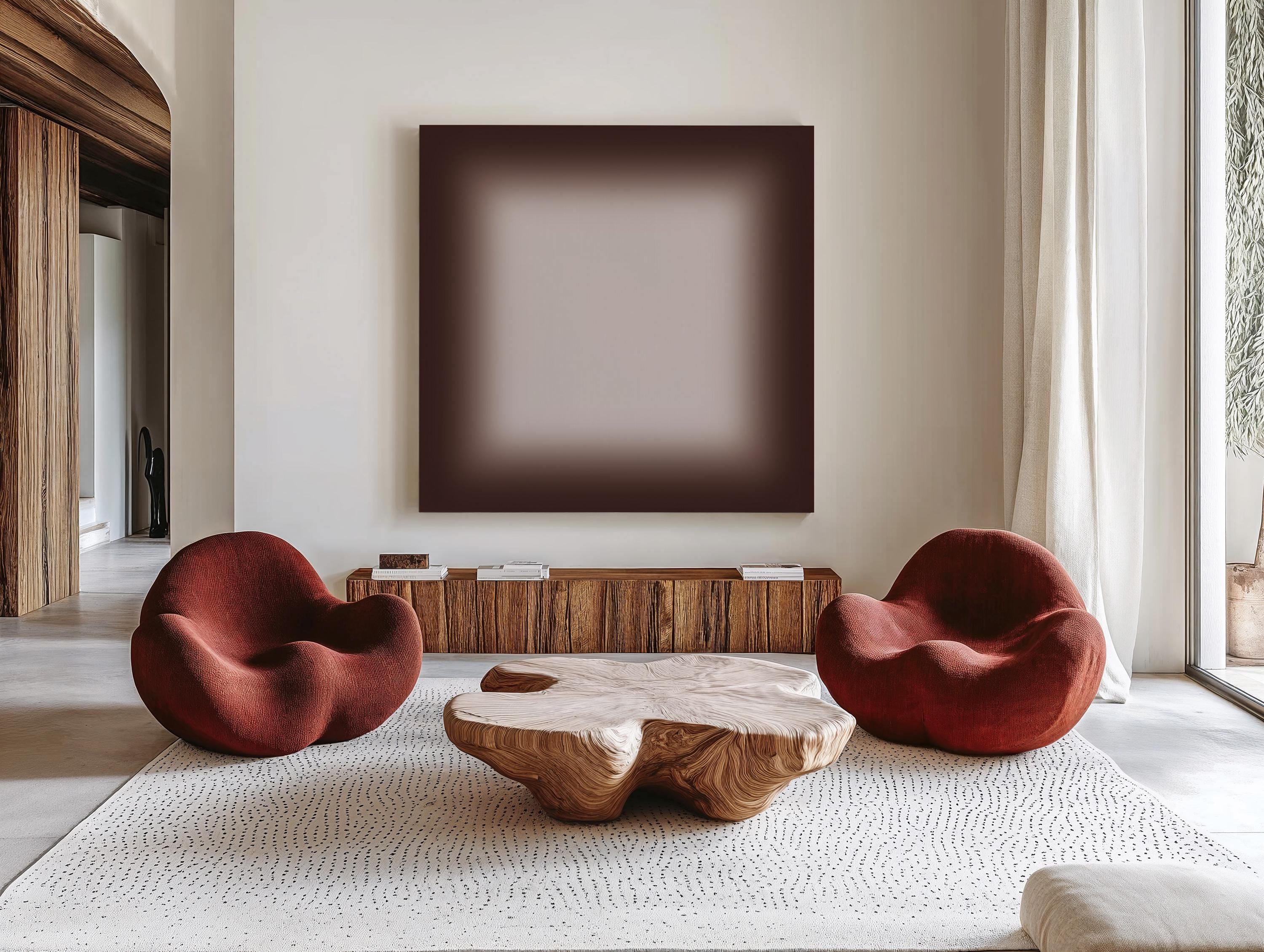 Brown Gradient Wall Art, Neutral Beige Print, Minimalist Color Field Art, Modern Calm Decor