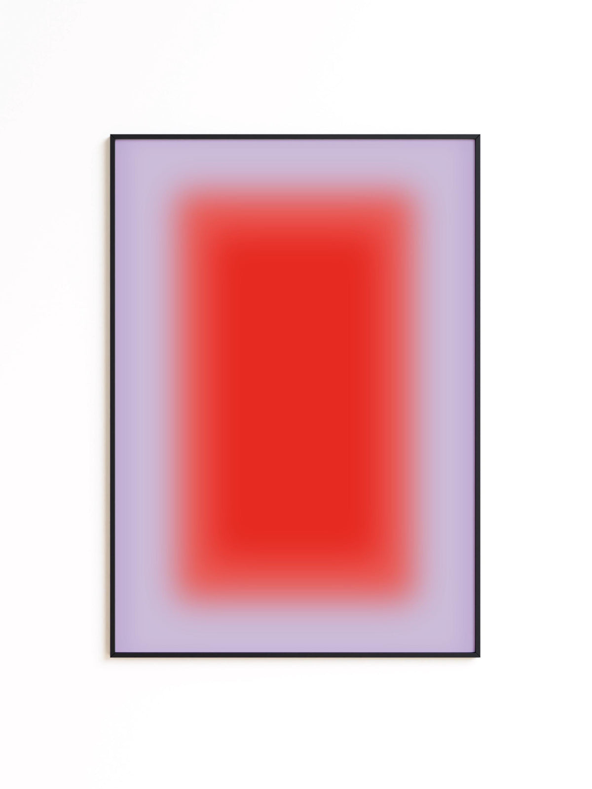 Orange Lavender Gradient Art Print