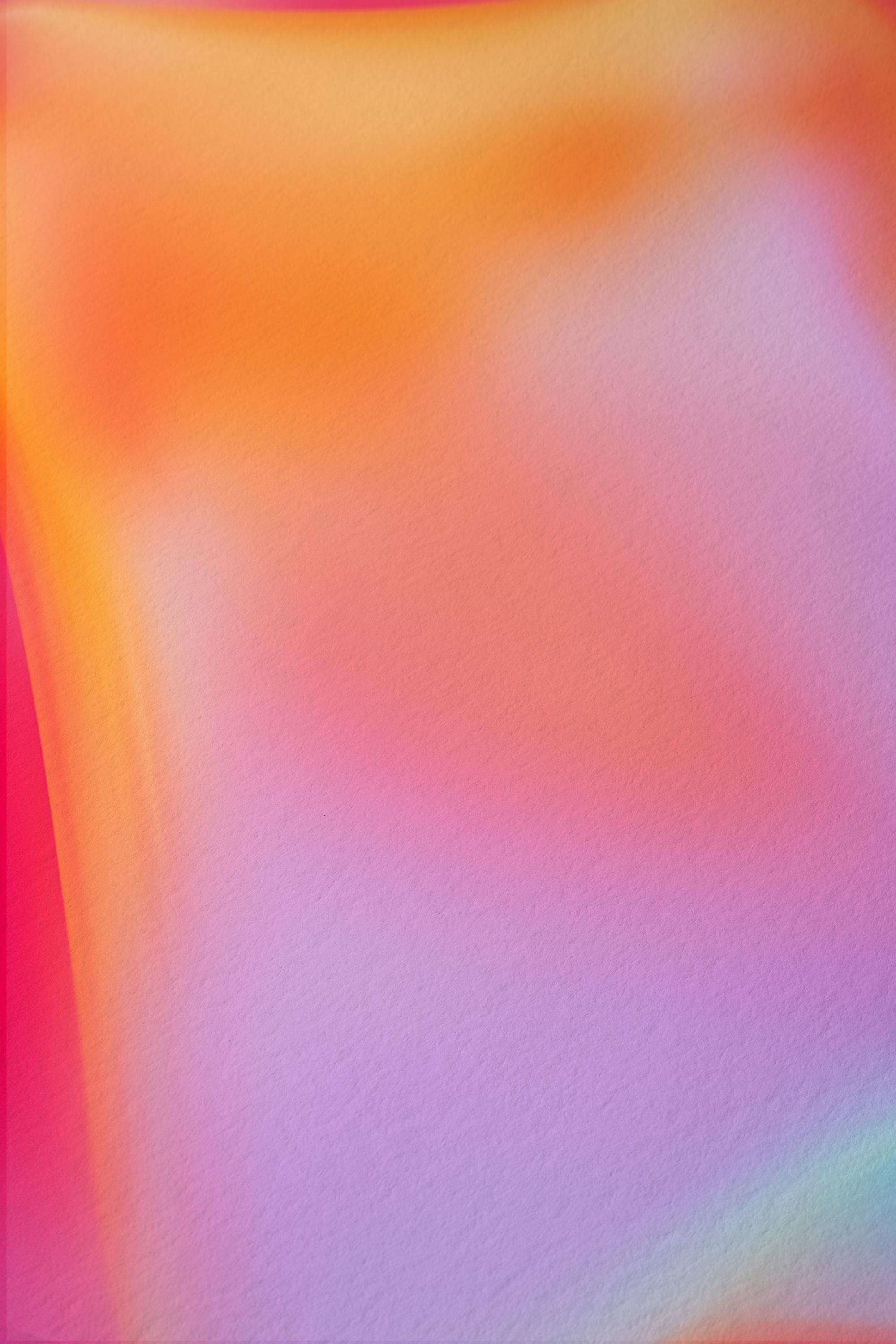 Neon Gradient Abstract Wall Art Printable, Glow Liquid Shape Poster, Vaporwave Aesthetic Futuristic Color Art