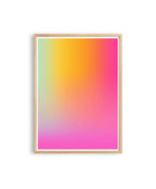 Pink Sunset Wall Art Printable, Soft Gradient Abstract Print, Modern Bedroom Decor, Minimal Aesthetic Poster