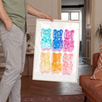 Colorful Gummy Bear – Candy Wall Art
