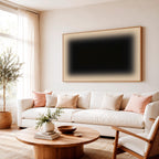 Deep Green Beige Horizontal Canvas Wall Art