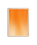Orange Gradient Art Print, Minimal Abstract Poster, Warm Modern Wall Decor