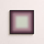 Purple Framed Wall Art, Dark Violet Gradient Print, Moody Lavender Canvas Print, Fall Art