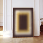 Brown Wall Art Print, Chocolate Cream Gradient, Minimal Abstract Decor