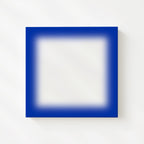 Blue Gradient Abstract Art Print, Minimal Modern Square Artwork