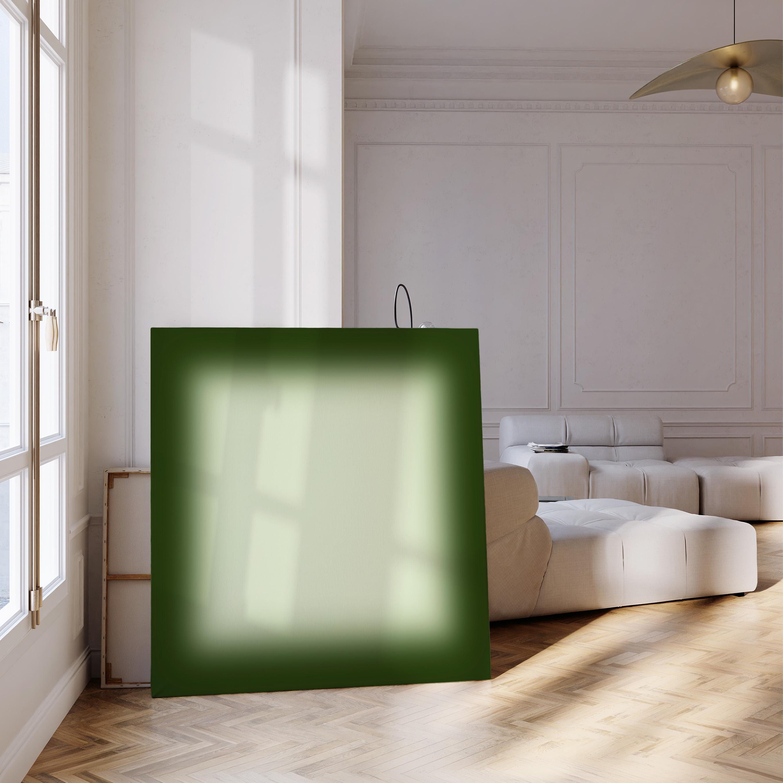 Green Gradient Wall Art, Sage Minimalist Print, Neutral Modern Decor