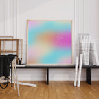 Pastel Rainbow Gradient Art Print