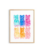 Colorful Gummy Bear – Candy Wall Art