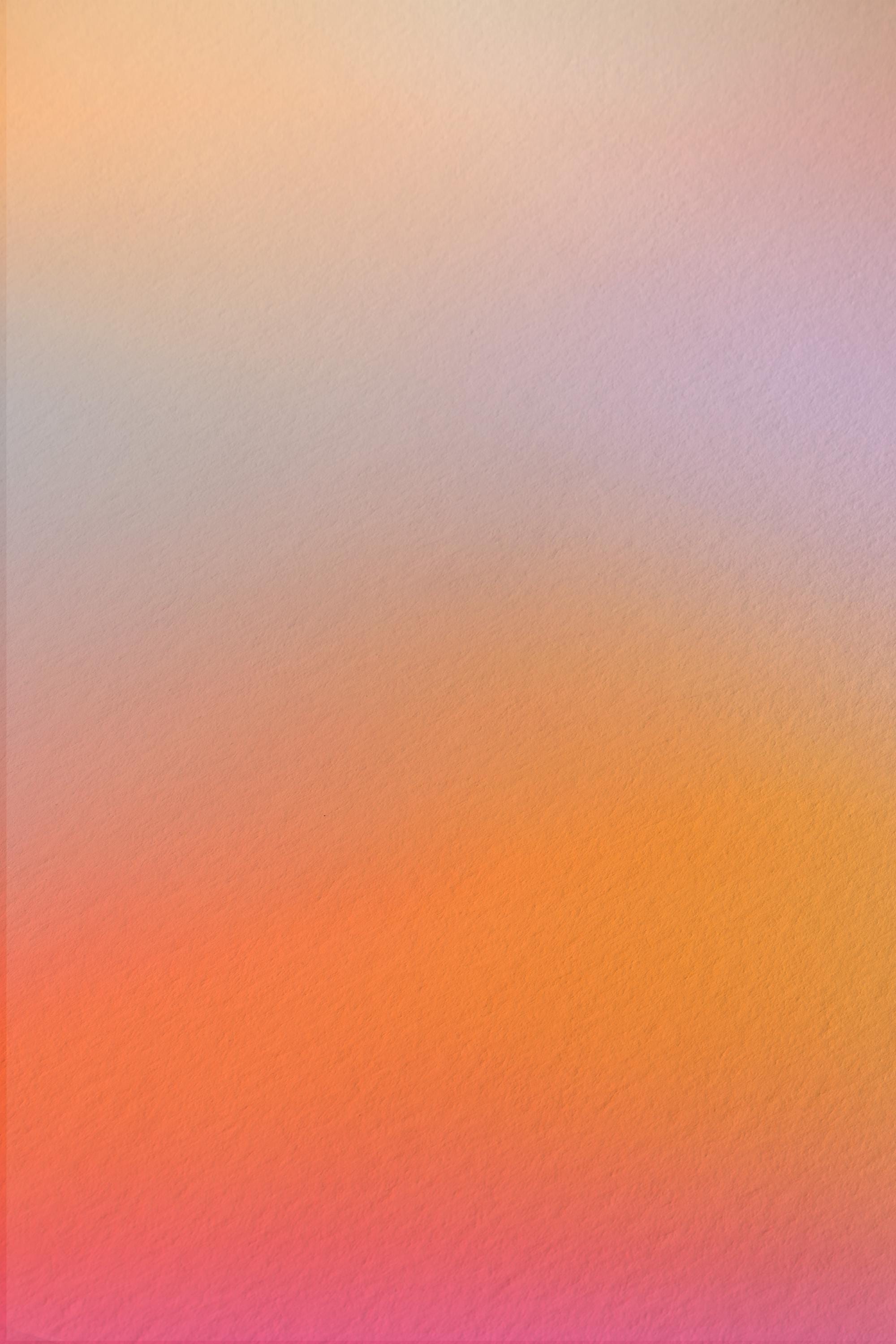 Orange Gradient Art Print, Peach Pink Abstract Poster, Modern Wall Decor